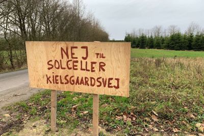 Modstanden mod en solcellepark ved Kielsgaardsvej ved Ry er massiv. Om det får betydning for projektet vides endnu ikke.