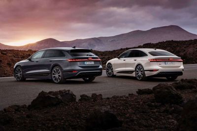 Den billigste Audi A6 e-tron koster nu 519.990 kroner, som er 35.000 kroner mindre end før. Samtidig har den fået mere udstyr som standard. (PR-foto). Pr-Foto Tsp/Ritzau Scanpix