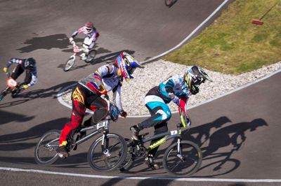 I weekenden er der NM ved Enggården i Bjerringbro, hvor den lokale BMX-klub holder til. Foto: Jens Anker Tvedebrink