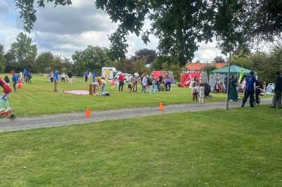 Sommerfesten i Brændgårdsparken i weekenden bød på noget for alle aldre.