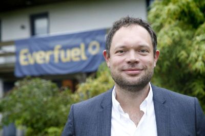 Som direktør i Everfuel glæder Jacob Krogsgaard sig over, at Høgild-firmaet har fået EU-støtte til at bygge otte brinttankstationer. Foto: Flemming Hansen