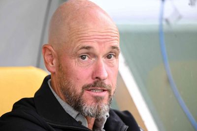 Erik ten Hag nåede kun to ligakampe og et pokalopgør som træner for Bayer Leverkusen. (Arkivfoto).