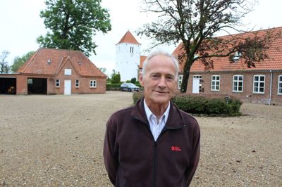 Leif Pedersen har ikke fundet nye kandidater til menighedsrådet i Vium. Foto: Rasmus Viuff