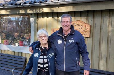 Anny Nielsen og Benny Damsgård blev i 2024 klubmestre i Feldborg Krolfklub, som tæller 45 medlemmer, der spiller to gange i ugen.