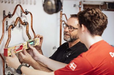 Jens Dam og Andreas Fredberg Pedersen har brugt utallige timer sammen op til Euroskills.