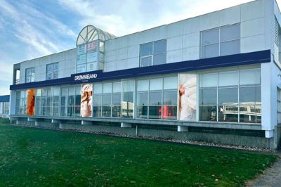 Sådan kommer Drømmelands facade til at se ud på den kommende Herning-butik.