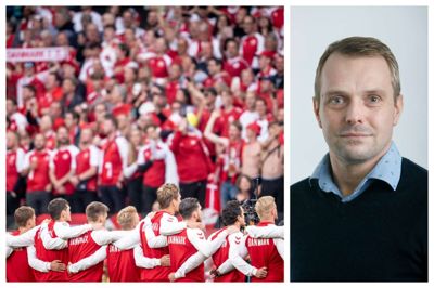 Det danske landshold har igen fået et stærkt bånd til sine fans - heriblandt Folkebladets sportsredaktør. Foto: Mads Claus Rasmussen/Ritzau Scanpix & Henrik Ole Jensen/Herning Folkeblad