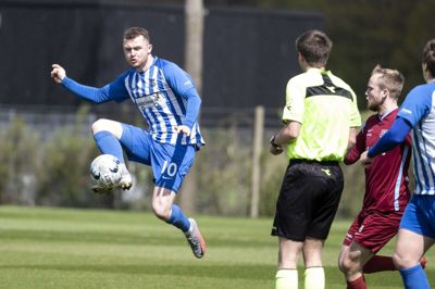 Michael Bachmann scorede direkte på frispark, men det var ikke nok for Fremad. Foto: Tom Laursen