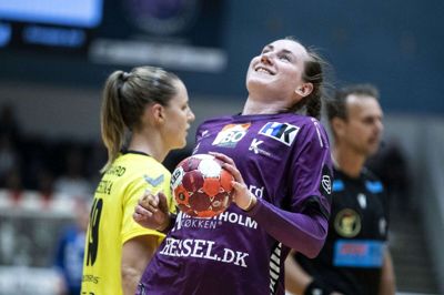 Det blev til en sikker sejr i Randers for Ingvild Bakkerud og HIH. Foto: Tom Laursen