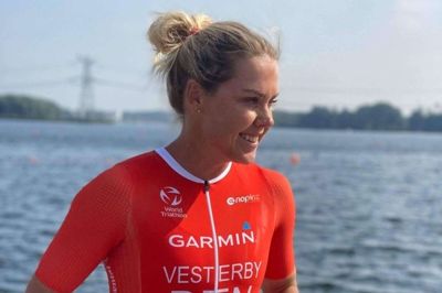 Michelle Vesterby snuppede søndag bronze ved VM i langdistancetriatlon.