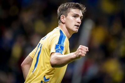 Mikael Uhre nettede to gange mod AaB søndag.