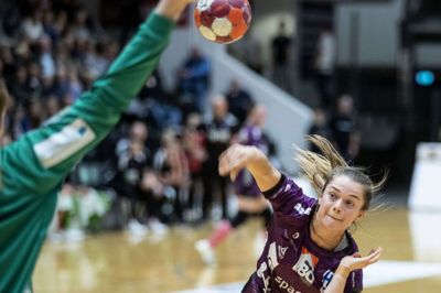 Emma Friis og HIH tabte i hovedstaden. Foto: Jørn Deleuran
