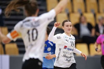 Sara Hald stod stærkt i billedet på stregen, da Viborg løb Ringkøbing over ende hurtigt onsdag. (Arkivfoto)