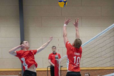 Ikast Volley Rams pressede topholdet Middelfart ud i fem sæt - men tabte søndagens hjemmekamp i Hyldgårdshallerne. Foto: Hamistolen.dk