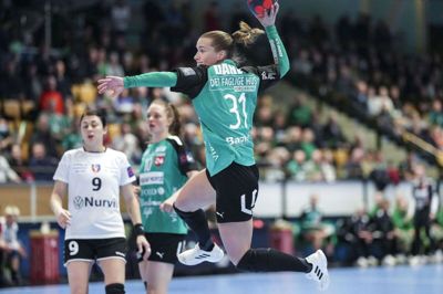 Stregspiller Ida-Marie Dahl var flyvende, da Viborg HK sendte Team Esbjerg hjem med et klart nederlag. (Arkivfoto).