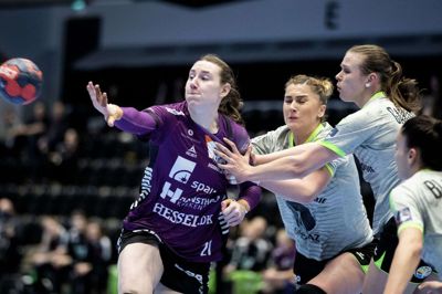 Ingvild Bakkerud spillede en god kamp for HIH. Foto: Jørn Deleuran