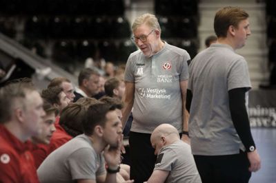 Henrik Andersen var naturligvis med, da HCM lørdag vandt på hjemmebane over Roskilde. Foto: Henrik Ole Jensen