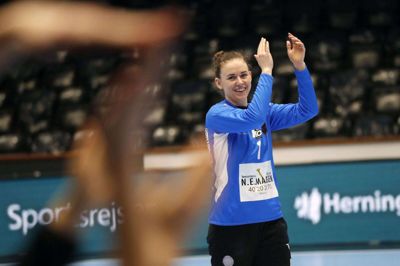 Herning-Ikast-målvogteren Jesscia Ryde kan klappe af sin udtagelse til OL. Foto: Flemming Hansen