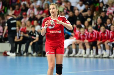 Playmakeren Kerstin Kündig skifter fra Bundesligaen til Viborg HK i dansk håndbold fra næste sæson. (Arkivfoto).