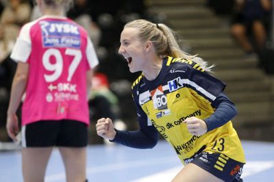 Trine Mortensen spillede en flot kamp i Norge. Foto: Henrik Ole Jensen