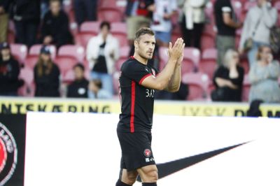 Erik Sviatchenko opfordrer FCM’s fans til at støtte positivt op om holdet, ikke mindst i en tid med modgang. Foto: Malene Tswai