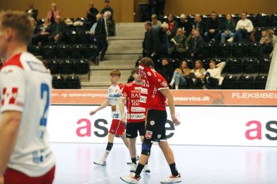 Ærgrelsen er umulig at overse. HCM havde godt fat i ligaens nummer fire, KIF Kolding, i 35 minutter, men så knækkede filmen, som den har gjort flere gange i denne sæson. Foto: Malene Tswai