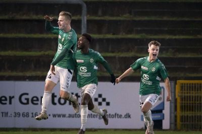 AB spillede senest i Superligaen i 2004 og frister nu en tilværelse i 2. division. Fotoet her er fra en pokalkamp i 2019.