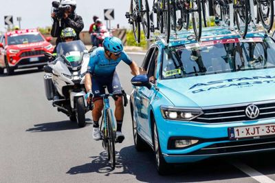 Miguel Ángel López kørte for Astana fra 2015 frem til 2021, hvor han skiftede til Movistar. Her kørte han kun i knap et år, før han vendte tilbage.