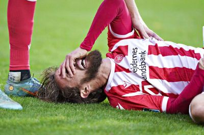 AaB og Lucas Andersen ligger næstsidst i Superligaen i vinterpausen. (Arkivfoto).