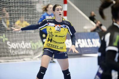 Stine Skogrand var Ikast Håndbolds bedste mod Viborg. Foto: Henrik Ole Jensen