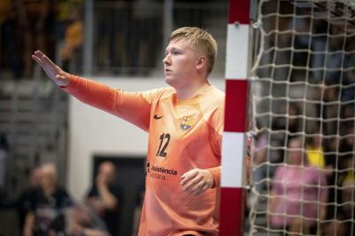 Emil Nielsen reddede næsten hver andet forsøg, som Magdeburg sendte mod danskerens mål. (Arkivfoto).