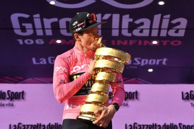 Primoz Roglic vandt Giro d'Italia i 2023. Det er endnu uvist, om sloveneren stiller til start i 2024.
