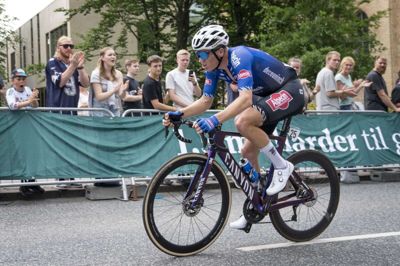 Søren Kragh Andersen forsøgte med et soloridt at række ud efter DM-guldet, men kunne ikke fuldføre.