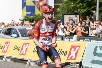 Måske bliver Mattias Skjelmose en konkurrent for Jonas Vingegaard i årets Tour de France. Søndag vandt Skjelmose DM.