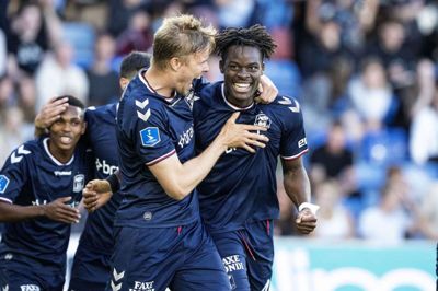 Yann Bisseck nåede at bidrage med 68 førsteholdskampe i AGF. (Arkivfoto).