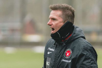 Allan K. Jepsen har blot været på FC Midtjyllands akademi i et år, men han har allerede imponeret mange og er nu avanceret til cheftræner for klubbens ældste talenthold, U19-mandskabet. Foto: Daniel Stentz/FCM