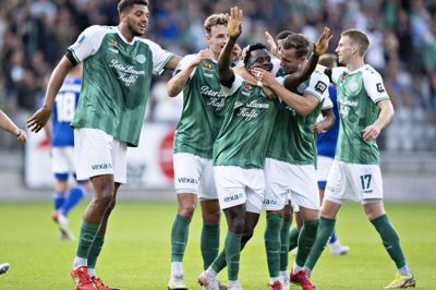 Viborgs Ibrahim Said udlignede til 2-2 mod Lyngby i weekenden og blev tiljublet af holdkammeraterne.