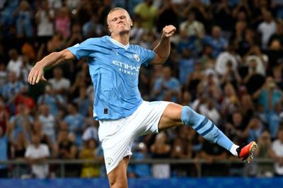 Erling Haaland og holdkammeraterne fra Manchester City skulle ud i straffesparkskonkurrence for at slå Sevilla.