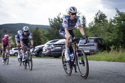Michael Mørkøv punkterede under 1. etape af cykelløbet PostNord Danmark Rundt. (Arkivfoto).