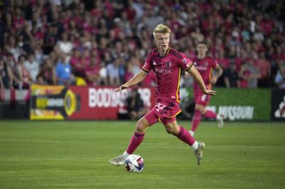 Isak Jensen skiftede sidste år til St. Louis City SC. fra Sønderjyske. (Arkivfoto).