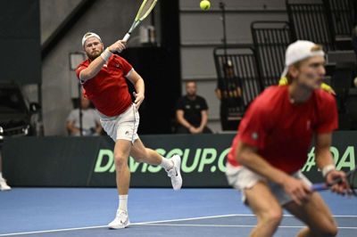 Christian Sigsgaard (tv.) og Johannes Ingildsen tabte den meget tætte double.