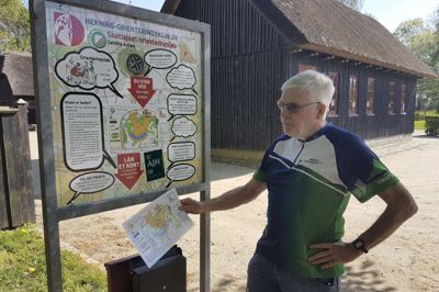 Herning Orienteringsklub og Asger Kristensen er for andet år i træk klar til oprykningsstævne fra 2. division, og troen på oprykning lever. Foto: Palle Heering Nielsen