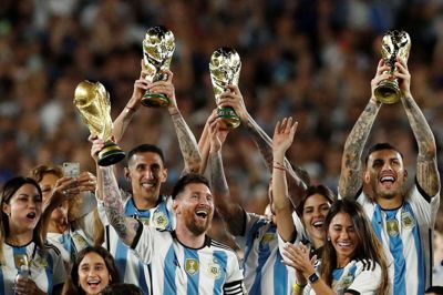 Argentina vandt det seneste VM, der blev spillet i Qatar sidste år.