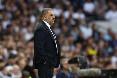 Tottenham-manager Ange Postecoglou vil ikke som hans Liverpool-modpart Jürgen Klopp have kampen i sidste weekend spillet om. (Arkivfoto).