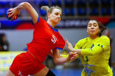 Markéta Jerábková scorede 11 mål i Tjekkiets sidste mellemrunde-kamp mod Brasilien, hvor tjekkerne sikrede sig en plads i kvartfinalen.