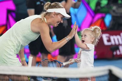 Om Caroline Wozniackis børn følger i mors fodspor og selv forfølger en karriere inden for tennis, vil kun tiden vise. Men, siger Wozniacki selv, når det kommer til datteren Olivia, så er selvtilliden der i hvert fald.