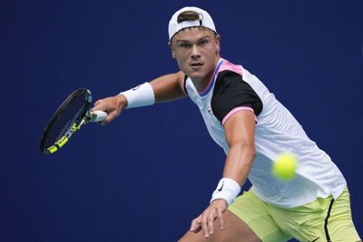 Holger Rune nåede kun at spille en enkelt kamp i Miami Open, før danskeren røg ud i anden runde. (Arkivfoto).
