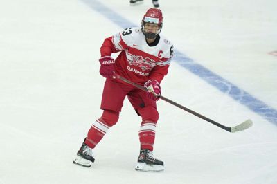 Josefine Jakobsen stopper sin ishockeykarriere på grund af en hjernerystelse. (Arkivfoto).