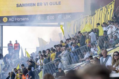 AC Horsens' fans må vente mindst endnu en sæson på at kunne se superligafodbold på stadion igen. (Arkivfoto).