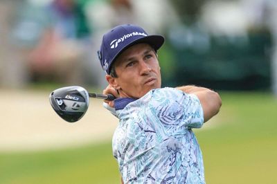 Thorbjørn Olesen, her under onsdagens træning, bliver første dansker i aktion ved US Masters.
